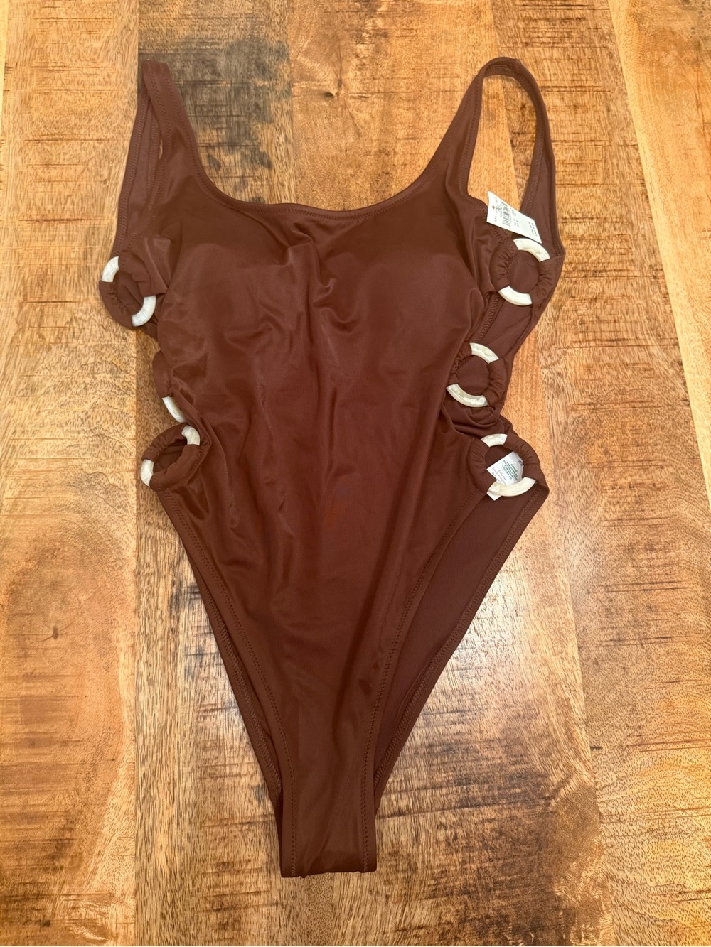 NWT Aerie One Piece Swim with Side Ring Details in Size: Medium